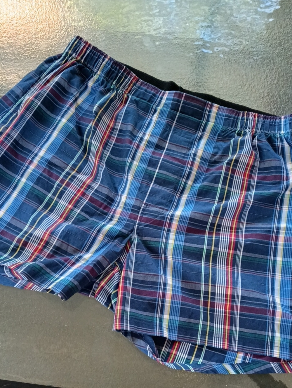 POLO RALPH LAUREN Navy Plaid Boxers